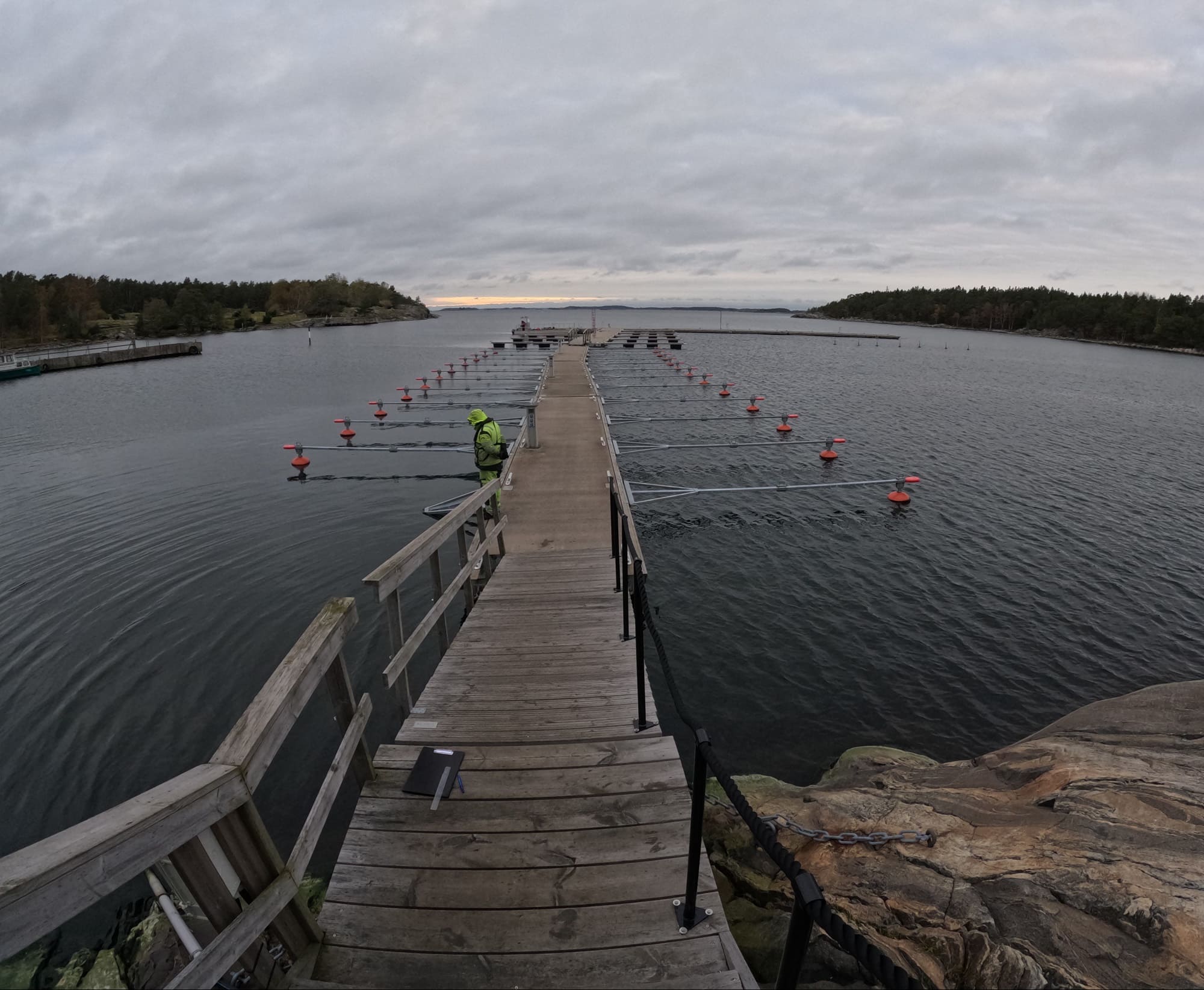 Laiturin kuntotarkastus, Jussärö